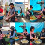 Persit Kodim 1801 Turun Tangan Sukseskan Dapur Umum TMMD Ke-128: Kebersamaan TNI dan Persit Hangatkan Semangat di Tanah Rubuh