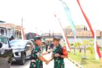 Tim Wasev Sterad TNI Melakukan Kunjungan Kerja Ke Lokasi Program TMMD Ke 128 di Desa Brabe