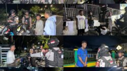 Patroli Malam, Samapta Polda PBD Jaga Kamtibmas Amankan Sorong Hingga Subuh: Tiga Motor dan Sajam Diamankan Saat Patroli
