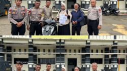 Wujud Pelayanan Nyata: Ditsamapta Polda PBD, Respon Cepat dan Berhasil Temukan Motor Hilang ke Pemilik