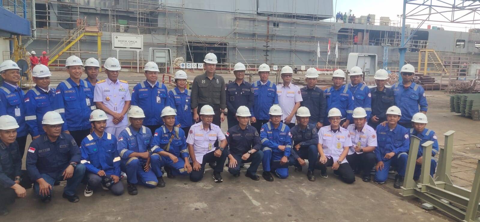 Agus Harimurti Pantau Produksi Alutsista Maritim di PT PAL, Tekankan Profesionalisme dan Keselamatan