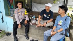 Bhabinkamtibmas Polsek Cikupa Sambangi Ketua RW di Sukamulya, Sampaikan Pesan Kamtibmas