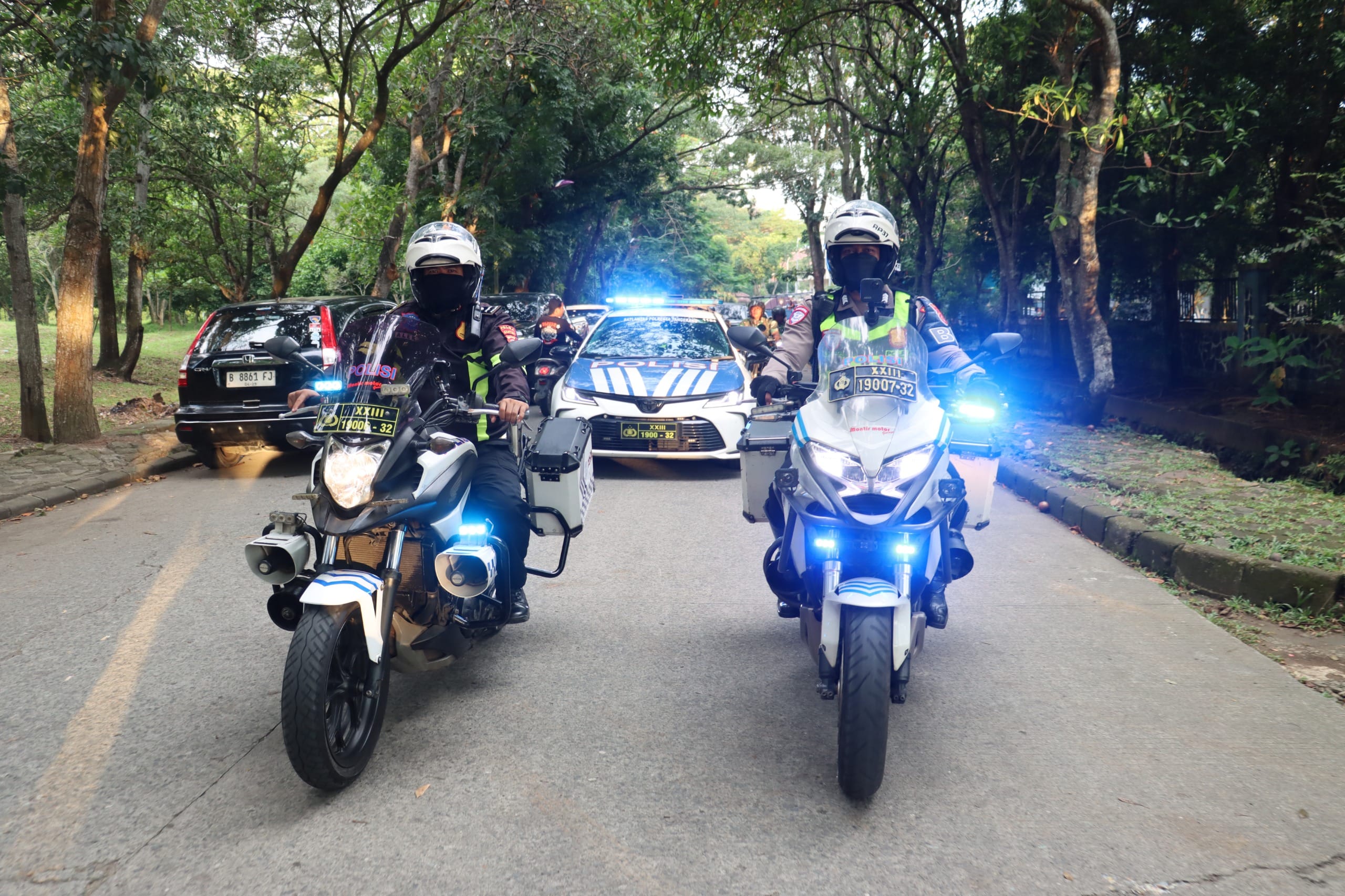 Amankan Malam Takbir, Polresta Tangerang dan Forkopimda Gelar Apel dan Patroli Skala Besar