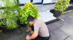 Kapolsek Cikupa Pimpin Langsung Korve Kebersihan Mako dalam Program ASRI