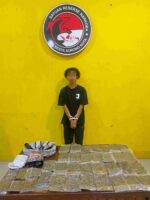 Satreskoba Polresta Sorong Kota Ungkap Peredaran Ganja Asal Jayapura, Pelaku Ditangkap Saat Turun Dari KM Gunung Dempo