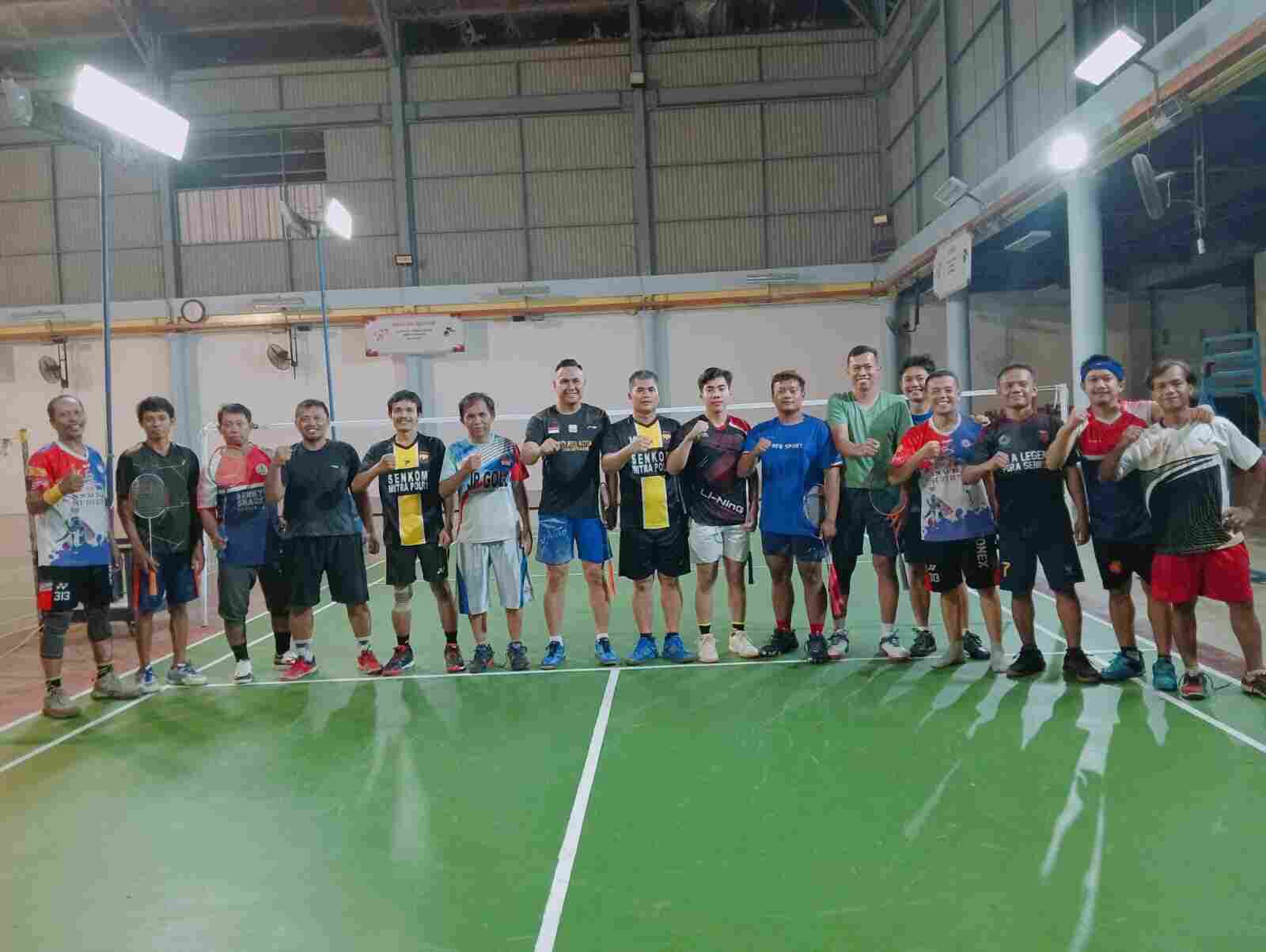 Olahraga Bersama, Senkom Kabupaten Tangerang dan Polresta Perkuat Sinergitas