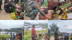 Satgas Yonif 2 Marinir Hadir untuk Rakyat, Borong Hasil Tanaman Warga Distrik Aradide Papua Tengah