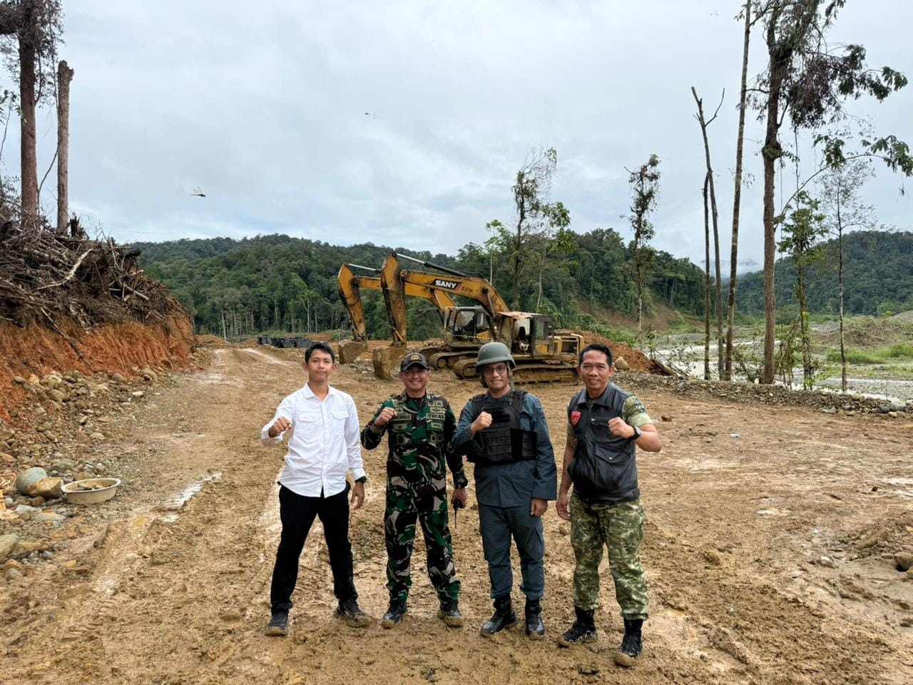 TNI Dukung Penertiban PETI di Wilayah Papua Tengah