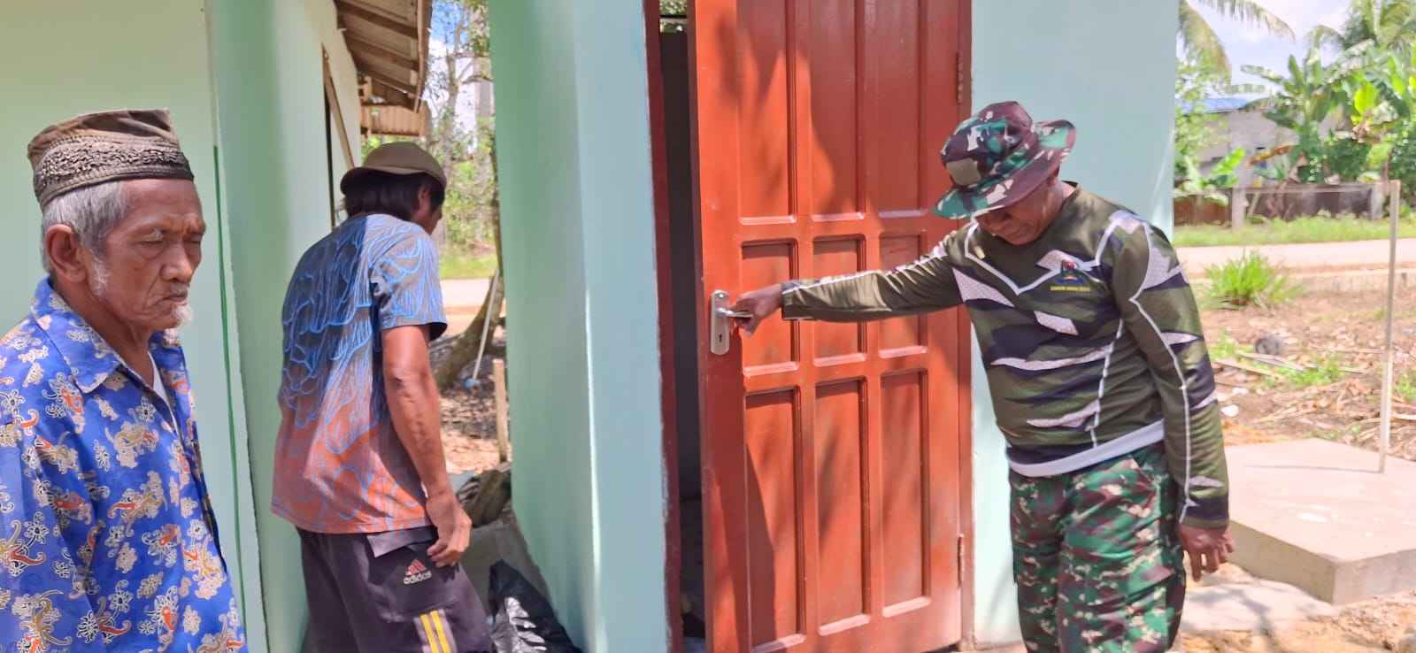Pembuatan MCK TMMD Ke-128 Kodim 0908/Bontang di Desa Sidomulyo Rampung Dikerjakan