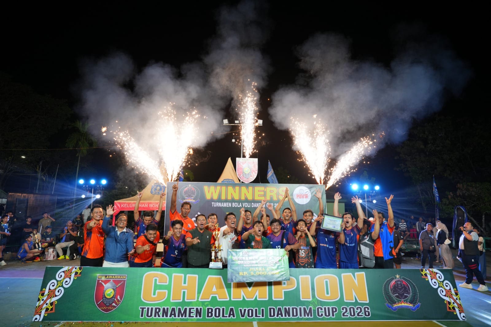 Sukses Di Gelar, Turnamen Bola Voli dan Basket Dandim Cup 2026 Resmi Ditutup