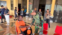 Kodim 1714/Puncak Jaya Bersama Pemda Laksanakan Jumat Sehat Yang Penuh Berkah