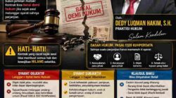 Materai Bukan Jaminan: Ribuan Kontrak Bernilai Miliaran Rupiah Ternyata Bisa Mati Seketika di Pengadilan Dedy Luqman Hakim Ungkap Fakta Hukum yang Jarang Diketahui Masyarakat