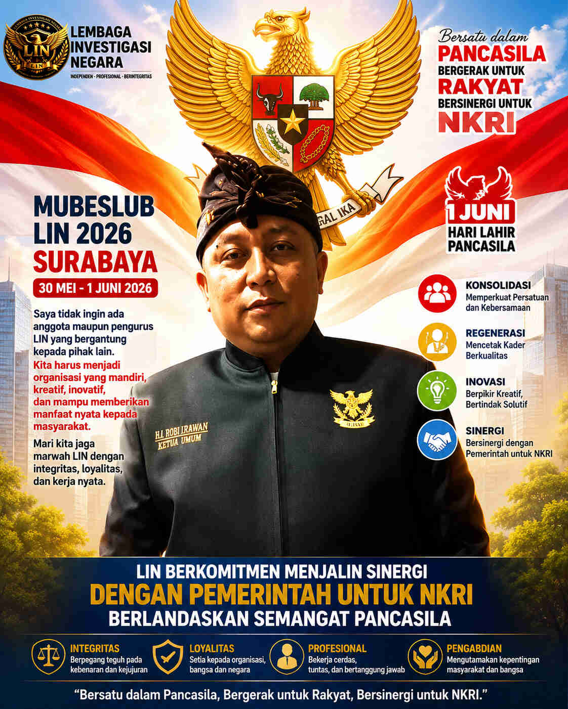 MUBESLUB LIN Surabaya Sahkan Kepengurusan DPP Periode Baru MUBESLUB LIN Surabaya Sahkan Kepengurusan DPP Periode Baru