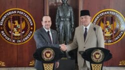 Panglima TNI Dampingi Menhan RI Terima Kunjungan Wakil Perdana Menteri sekaligus Menteri Negara Urusan Pertahanan Qatar