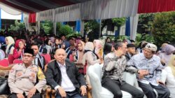 Bhabinkamtibmas Desa Pasir Jaya Hadiri Pelepasan Siswa Kelas IX SMP Negeri 3 Cikupa, Sampaikan Pesan Kamtibmas