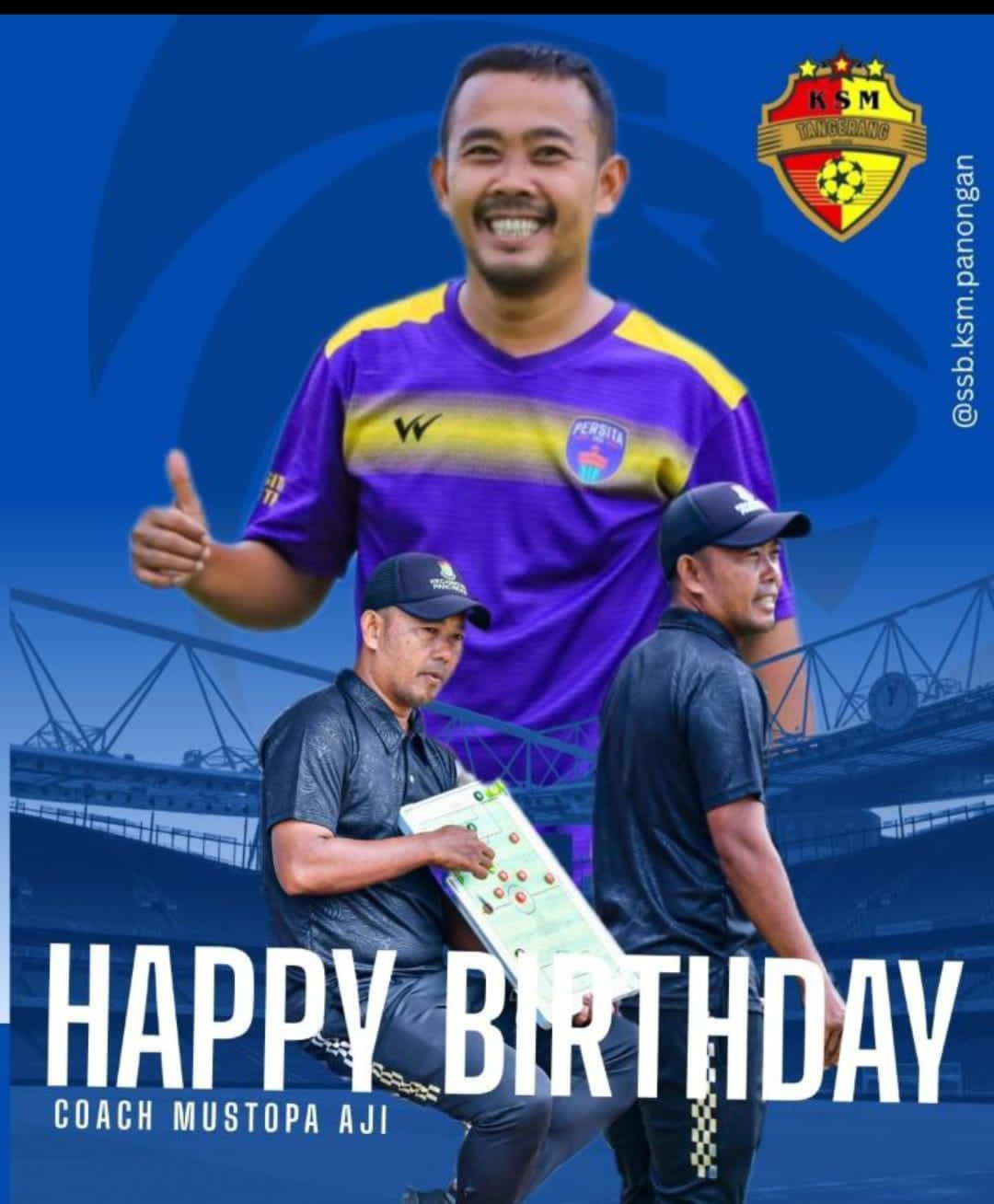 Doa dan Harapan Terbaik Mengalir untuk Coach Mustopa Aji di Hari Ulang Tahunnya