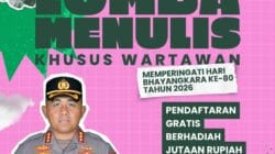 Hari Bhayangkara ke-80, Polresta Tangerang Gelar Lomba Karya Tulis Wartawan Berhadiah Jutaan Rupiah