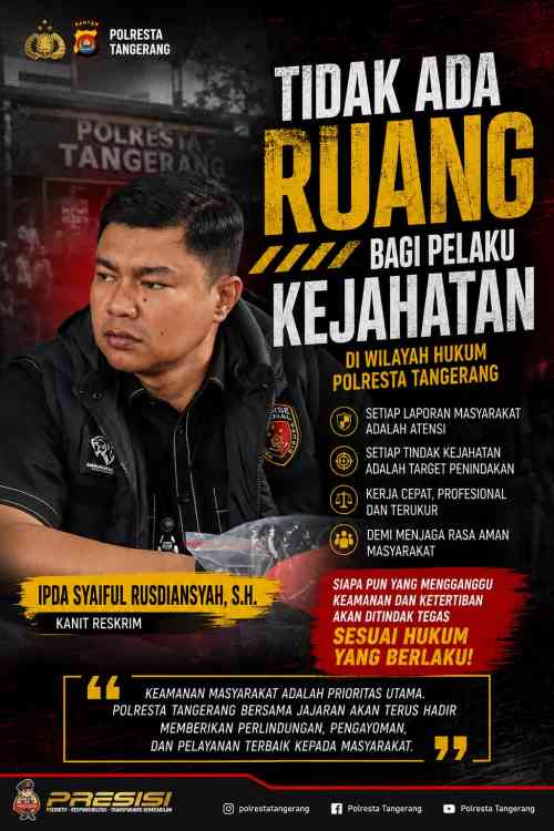 Sosok Bersahaja IPDA Syaiful Rusdiansyah, Pantang Memberi Ruang bagi Pelaku Kejahatan