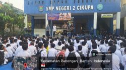 Kanit Binmas Polsek Cikupa Berikan Penyuluhan Bahaya Tawuran dan Bullying di SMP Negeri 2 Cikupa