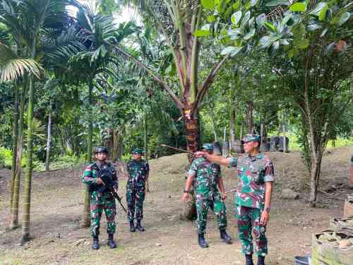 Tinjau Pos Goro Satgas Yonif 410/Alugoro: Kobarkan Semangat, Disiplin, dan Kesiapsiagaan Prajurit