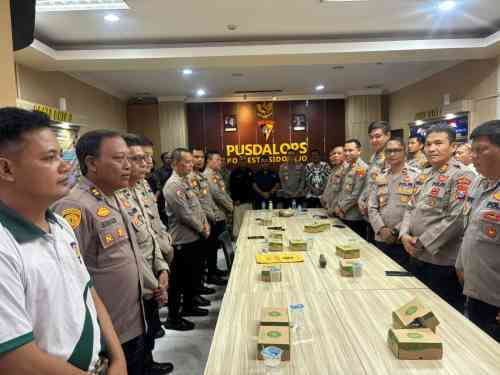 Antisipasi Gangguan Kamtibmas Malam 1 Suro, Polresta Sidoarjo Gelar Rakor Bersama PSHT Antisipasi Gangguan Kamtibmas Malam 1 Suro, Polresta Sidoarjo Gelar Rakor Bersama PSHT