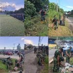 Semarak Pesparawi Nasional XIV, Prajurit Kodam XVIII/Kasuari Gelar Karya Bakti