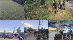 Semarak Pesparawi Nasional XIV, Prajurit Kodam XVIII/Kasuari Gelar Karya Bakti Semarak Pesparawi Nasional XIV, Prajurit Kodam XVIII/Kasuari Gelar Karya Bakti