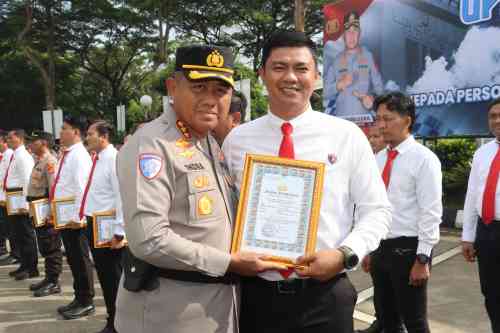 Ipda Syaiful Rusdiansyah Raih Penghargaan Kapolresta Tangerang atas Pengungkapan Kasus Pembunuhan Berencana