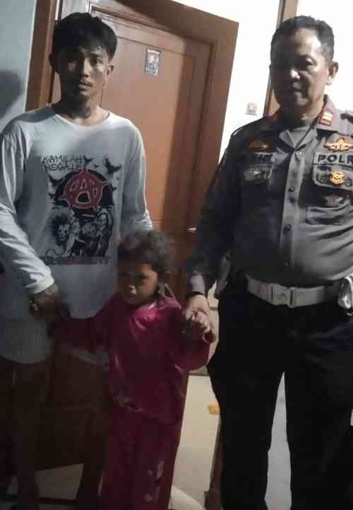 IPTU Udi Muhdi Bantu Antar Anak Hilang Kembali ke Pelukan Orang Tuanya