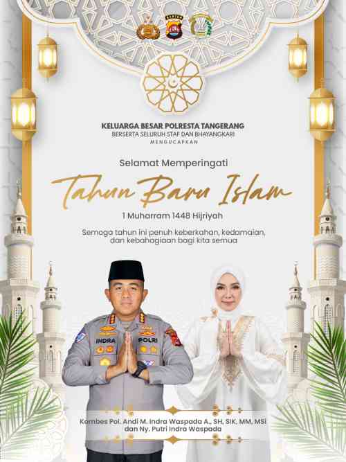 Tahun Baru Islam 1 Muharam, Kapolresta Tangerang Ajak Masyarakat Tebar Kebaikan dan Bersama Jaga Kamtibmas
