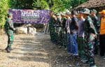 Peduli Warga diwilayah Binaan, Kodim Bojonegoro Gelar Karya Bakti TNI Satkowil Semester I Tahun 2026