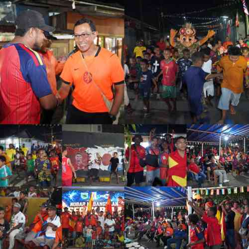 Semangat Piala Dunia: TNI dan Masyarakat Nobar kebangsaan
