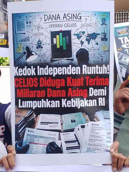 Soroti Transparansi Pendanaan, PerTasiB Minta Kejagung dan Polri Dalami Dugaan Dana Asing ke CELIOS Soroti Transparansi Pendanaan, PerTasiB Minta Kejagung dan Polri Dalami Dugaan Dana Asing ke CELIOS