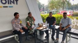 Bhabinkamtibmas dan Babinsa Sambangi Bizpoint Sukamulya, Senkom Cikupa Apresiasi Program Polri