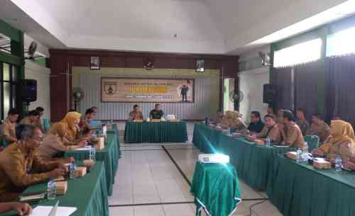 Mantapkan Koordinasi Lintas Sektor, Kodim dan Pemkab Bojonegoro Gelar Rakor Kesiapan TMMD 129