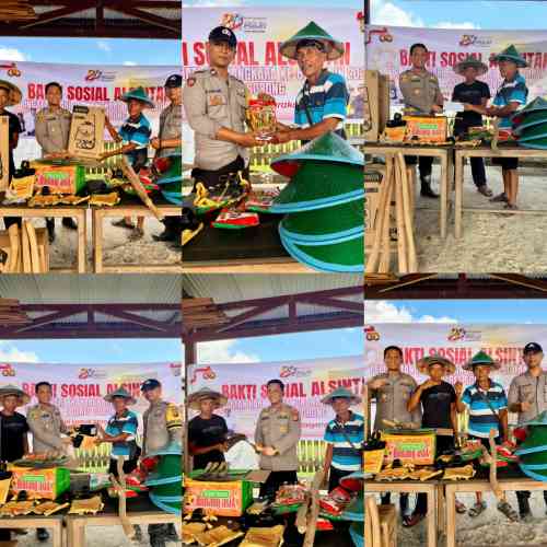 Polsek Klamono Serahkan Bantuan Alsintan kepada Kelompok Tani Makmur Sambut Hari Bhayangkara ke-80 Polsek Klamono Serahkan Bantuan Alsintan kepada Kelompok Tani Makmur Sambut Hari Bhayangkara ke-80
