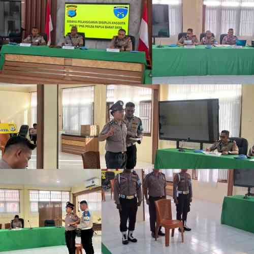 Bid Propam Polda PBD Gelar Sidang Disiplin terhadap Personel yang Mangkir Dinas Bid Propam Polda PBD Gelar Sidang Disiplin terhadap Personel yang Mangkir Dinas