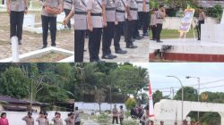 Kapolda Papua Barat Daya Pimpin Upacara Ziarah Rombongan di TMP dalam Rangka Hari Bhayangkara ke-80