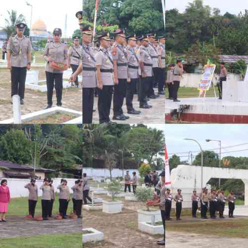 Kapolda Papua Barat Daya Pimpin Upacara Ziarah Rombongan di TMP dalam Rangka Hari Bhayangkara ke-80 Kapolda Papua Barat Daya Pimpin Upacara Ziarah Rombongan di TMP dalam Rangka Hari Bhayangkara ke-80
