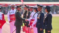 Panglima TNI Pimpin Upacara Prasetya Perwira Diktukpa TNI Integratif TA 2026 di Akademi Militer