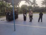 Kapolsek Cikupa Pimpin Pengamanan Pemberangkatan Warga Baru PSHT ke Padepokan