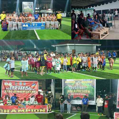 Pemprov PBD Tegaskan Komitmen Pembinaan Talenta Generasi Muda saat Penutupan Festival Piala Presiden U-10 dan U-12