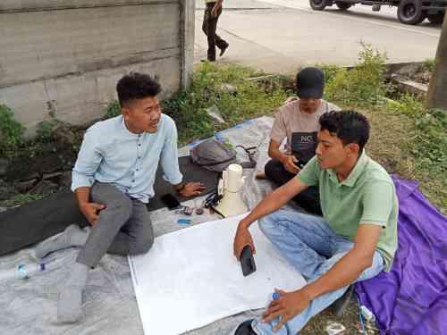 Polsek Cikupa Kawal Aksi Buruh PT Doga Group Internasional, Pengamanan Humanis Jaga Situasi Tetap Kondusif