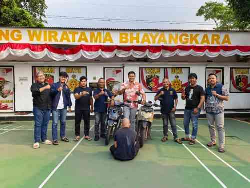 Hadiah untuk Masyarakat, Unit Reskrim Polsek Cikupa Berhasil Tangkap DPO Curanmor Jelang Hari Bhayangkara ke-80