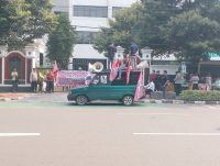 Orasi di Depan Kemenag RI, Aliansi Desak Audit Proyek Gedung Kuliah IAIN Ternate