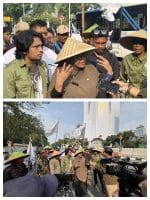 Aksi KNARA di Gambir Memanas, Keranda Jadi Simbol Protes Ketimpangan Tanah