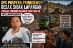DPC POSPERA Pringsewu Desak Sidak Lapangan, Dugaan Tambang Galian C di Blitarejo Dikeluhkan Warga