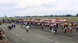 Open Base Jupiter Aerobatic Team di Lanud Sjamsudin Noor, Disambut Meriah Ribuan Warga Banua Padati Apron