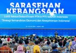 Panglima TNI Dampingi Presiden RI Tutup Sarasehan Kebangsaan KSTI 2026