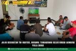 Jalin Kedekatan TNI-Rakyar, Koramil Tenggarong Gelar Nobar Gembira Piala Dunia